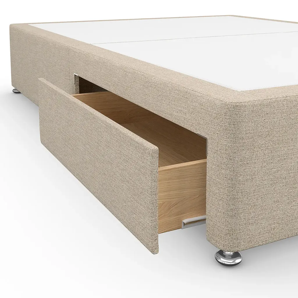 Luxe Divan Ottoman Side Lift Storage Bed,