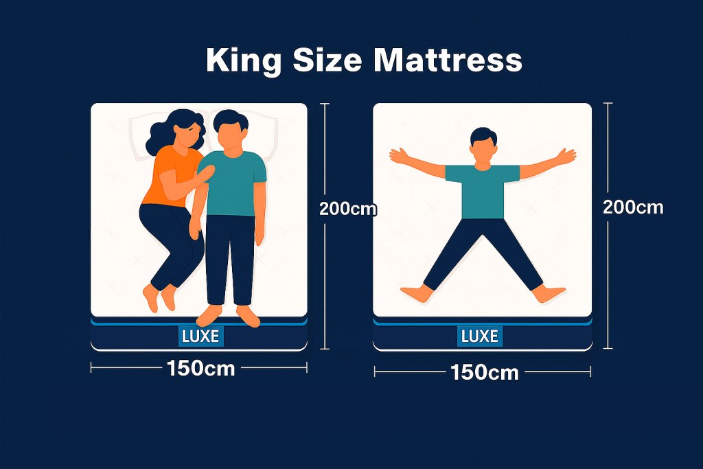 how big is king size mattress