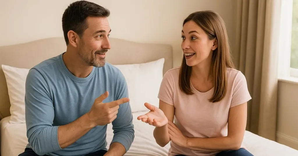 Cooling gel layer inside a mattress to regulate temperature for partners.