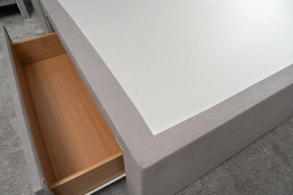 Luxe Divan Ottoman Side Lift Storage Bed