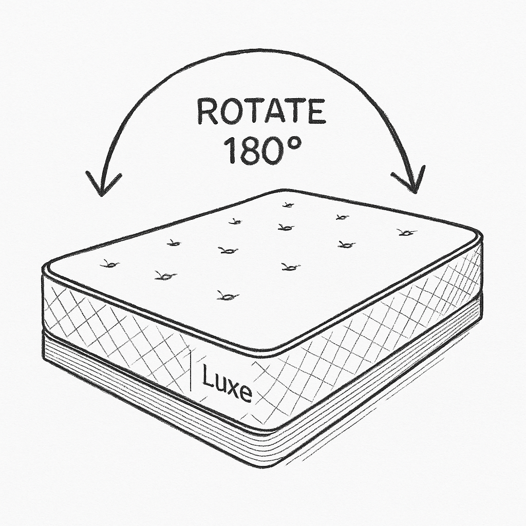 mattress care tip for rotating mattress