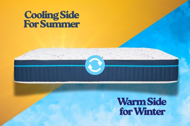 Cooling and warm mattress