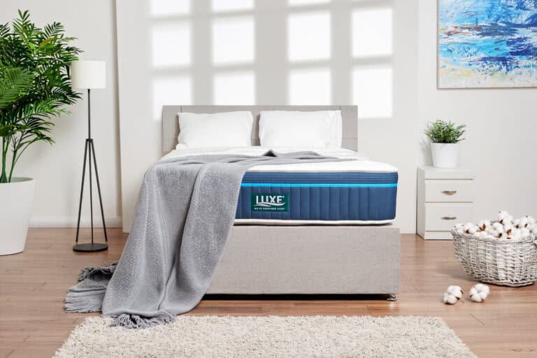 LuxeErgo™ 3400 – Premium Hybrid Mattress with Dual Spring Precision