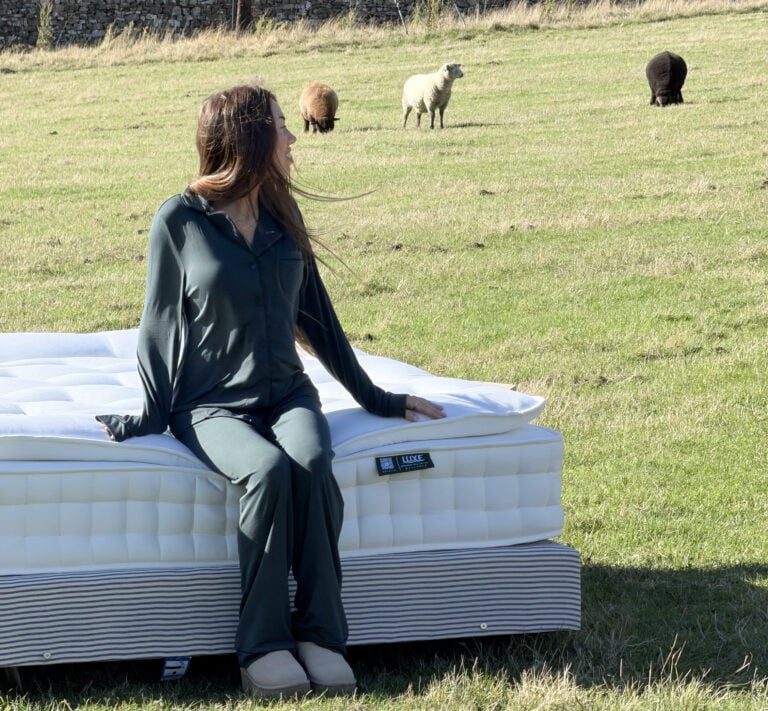 natural material mattress with edge support