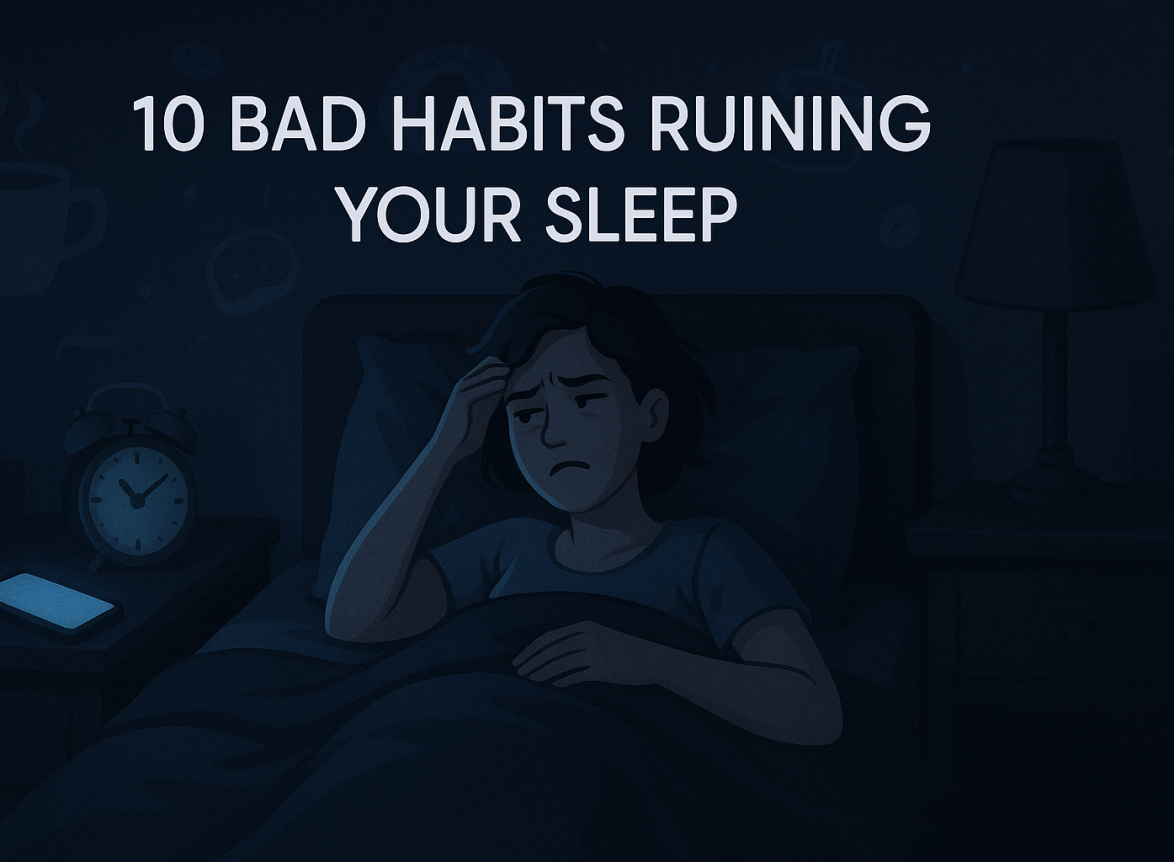 10 Bad Habits Ruining Your Sleep
