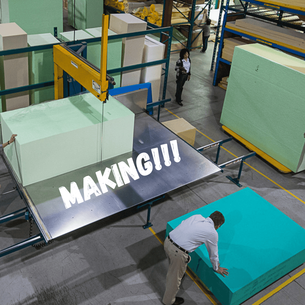 making of foam