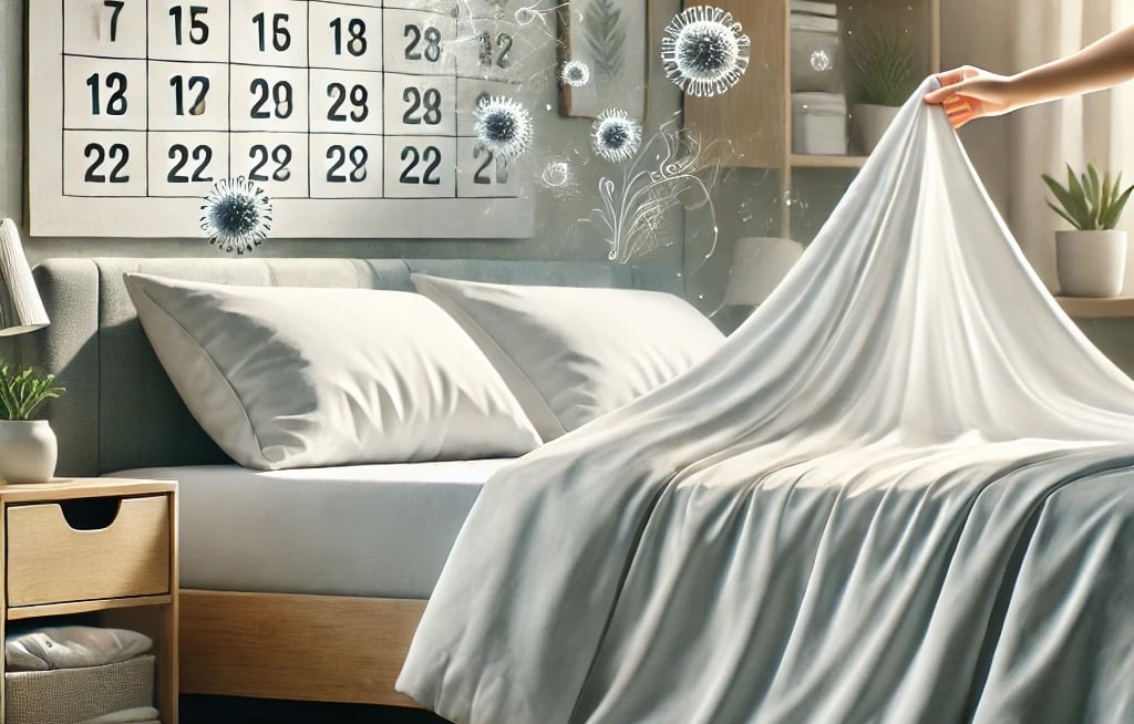 How Many Time you should change bed sheets?