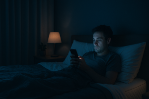 How Social Media Use Before Bed Affects Sleep