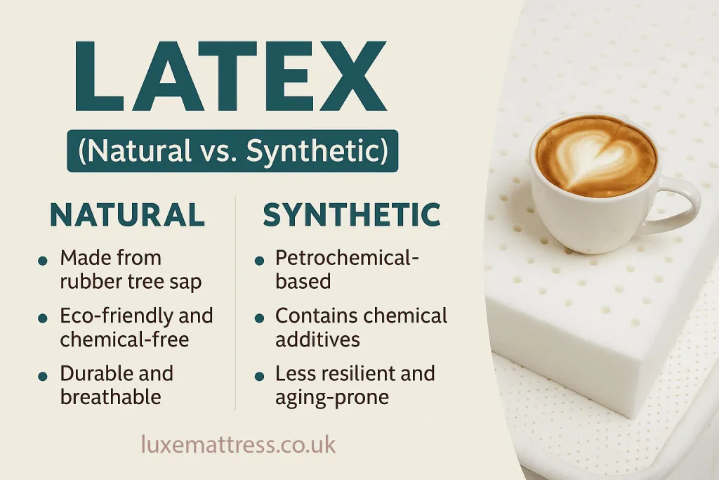 natural vs synthetic latex