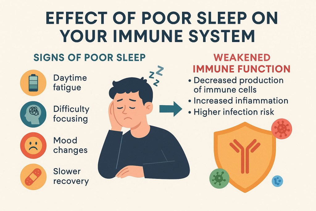 effect of poor sleep on your immune system