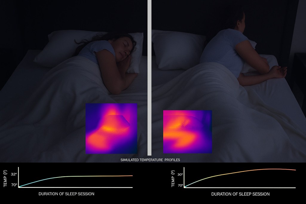 how cooling mattress regulate body temperature 