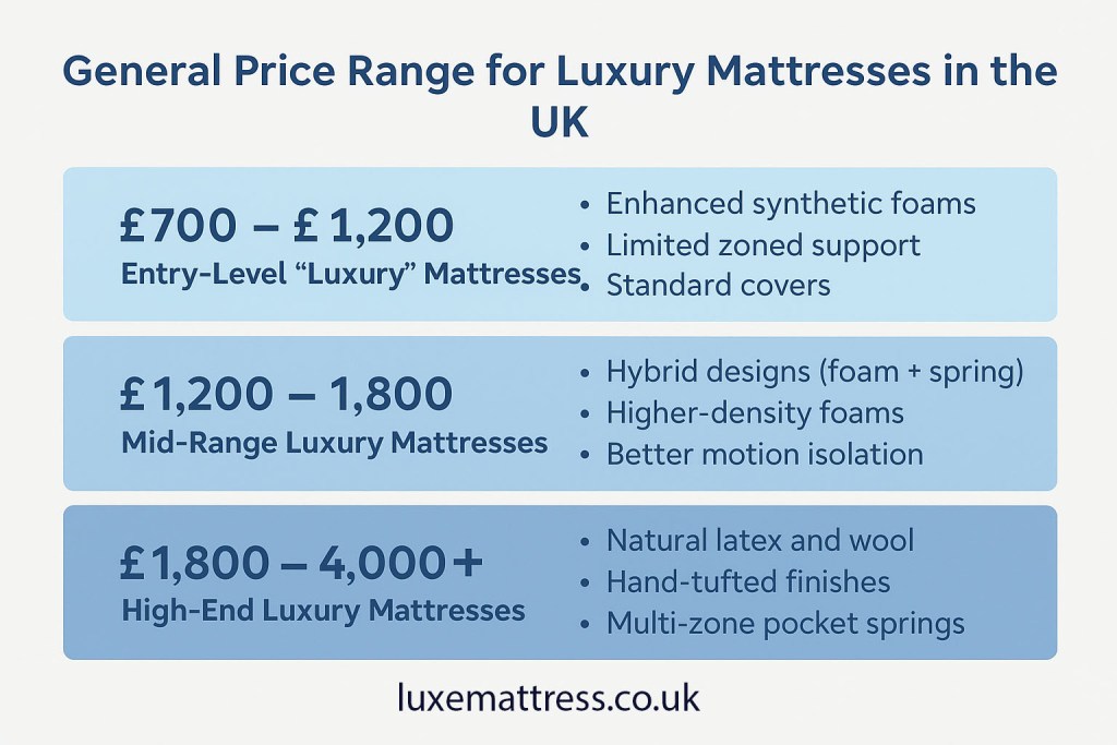 luxury mattress prices 