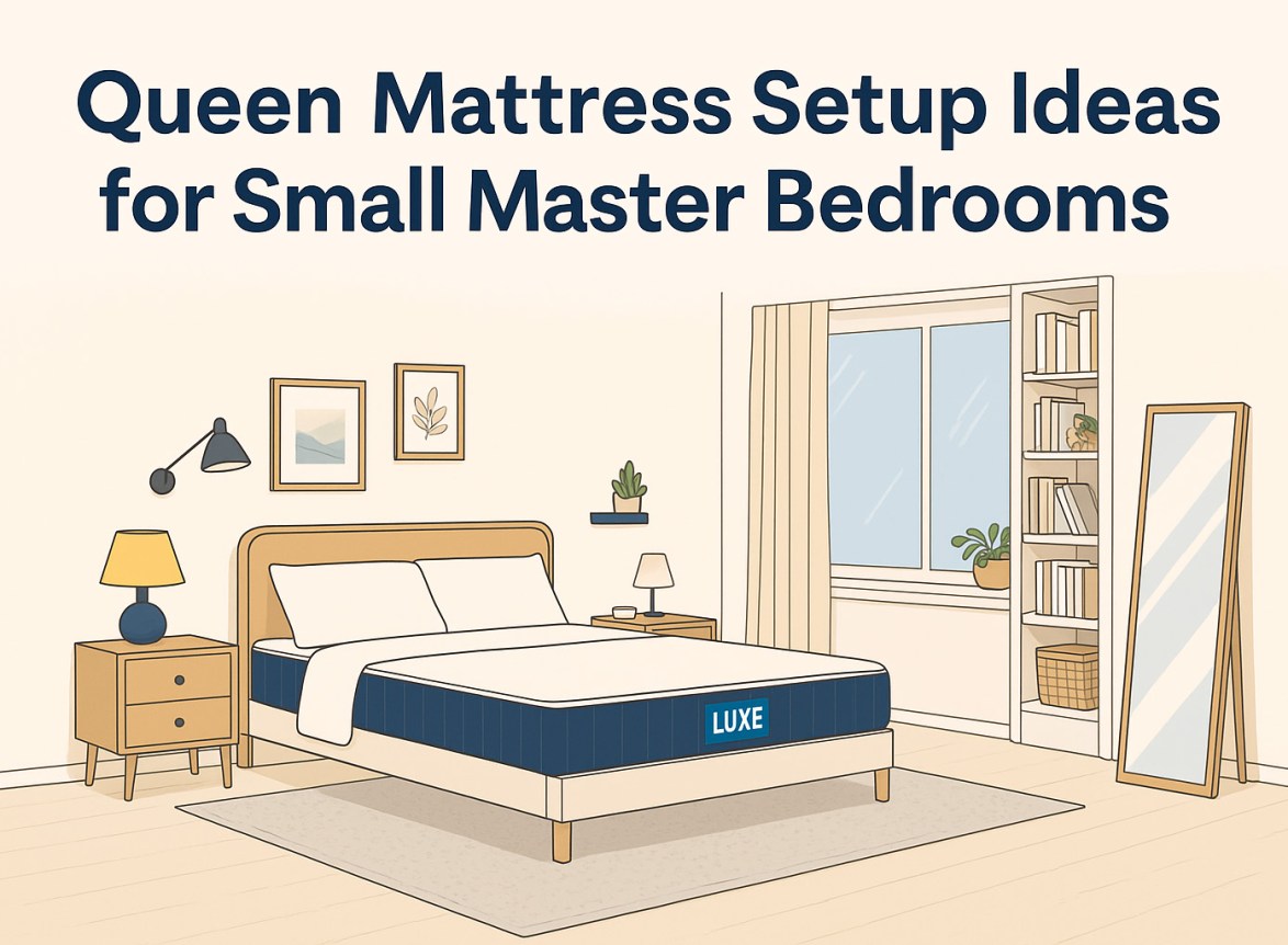 queen size mattress for small bed room