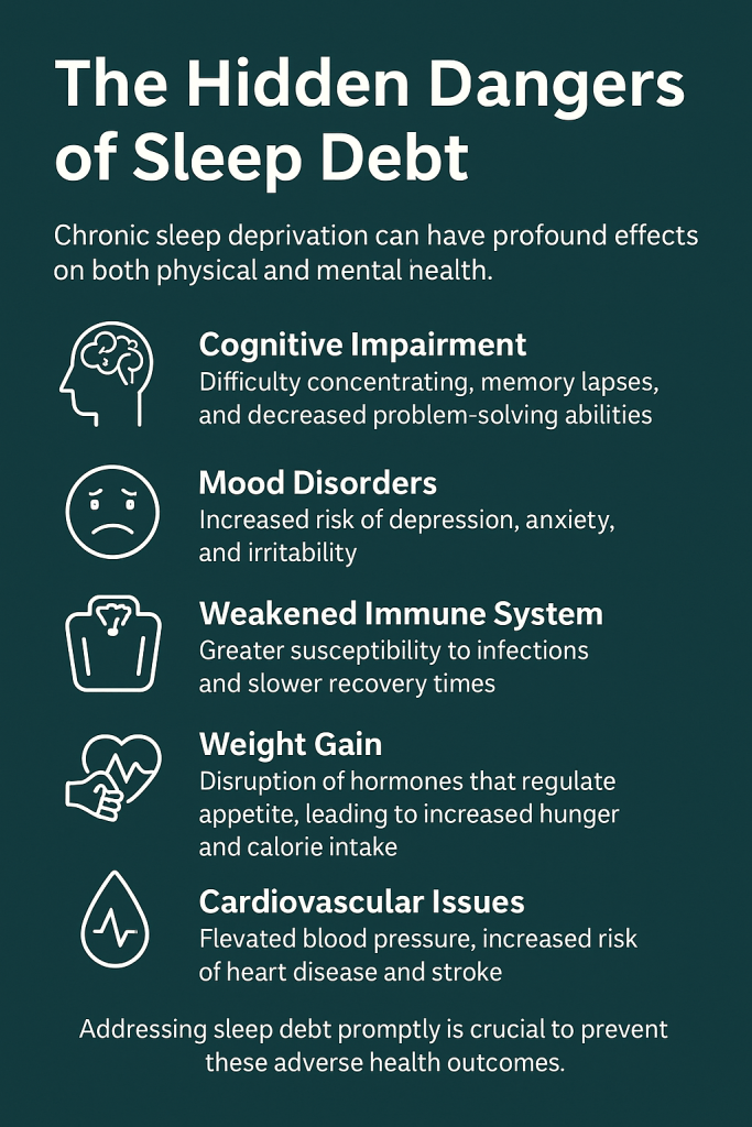 dangers of sleep debt