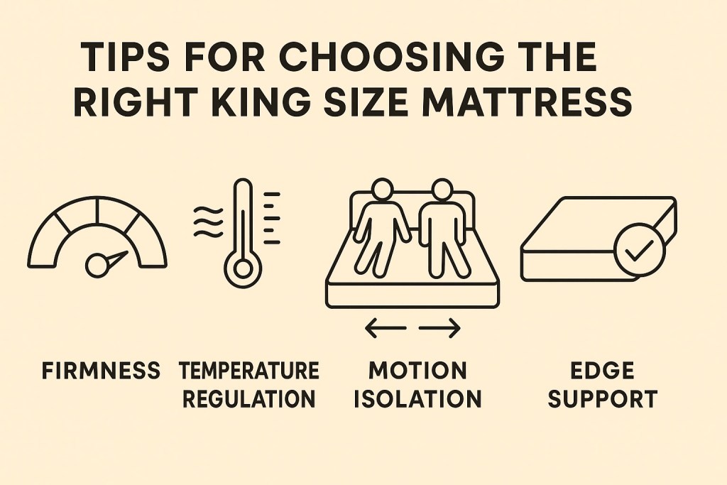 tips to choosing right king size mattress