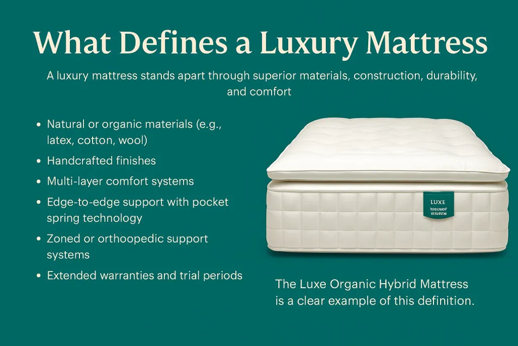 what defines a luxury mattress
