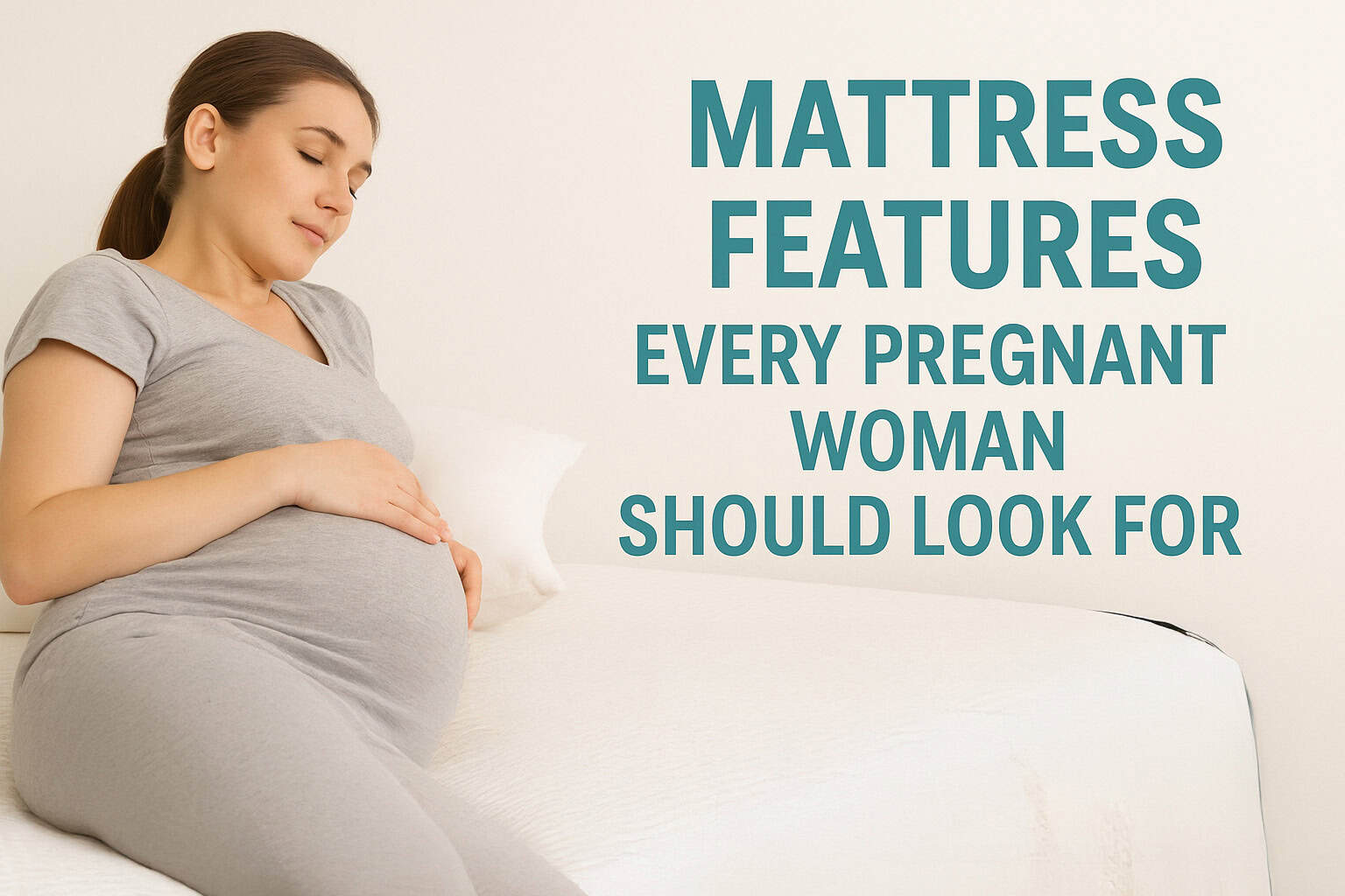 which feature in mattress a pregnant woman look for
