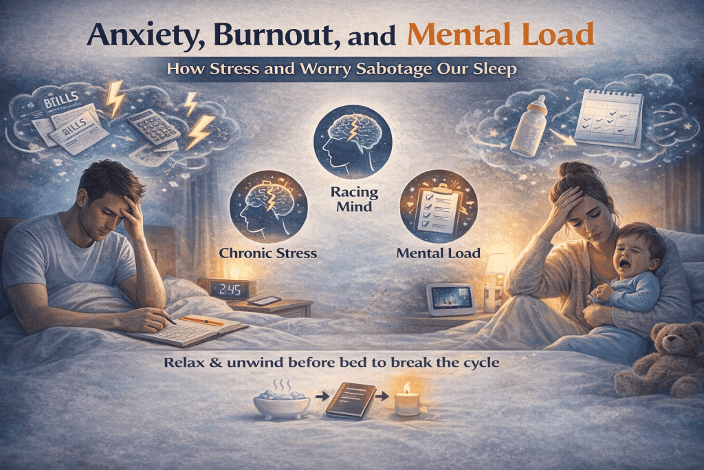 how anxiety effects sleep and how to help it 