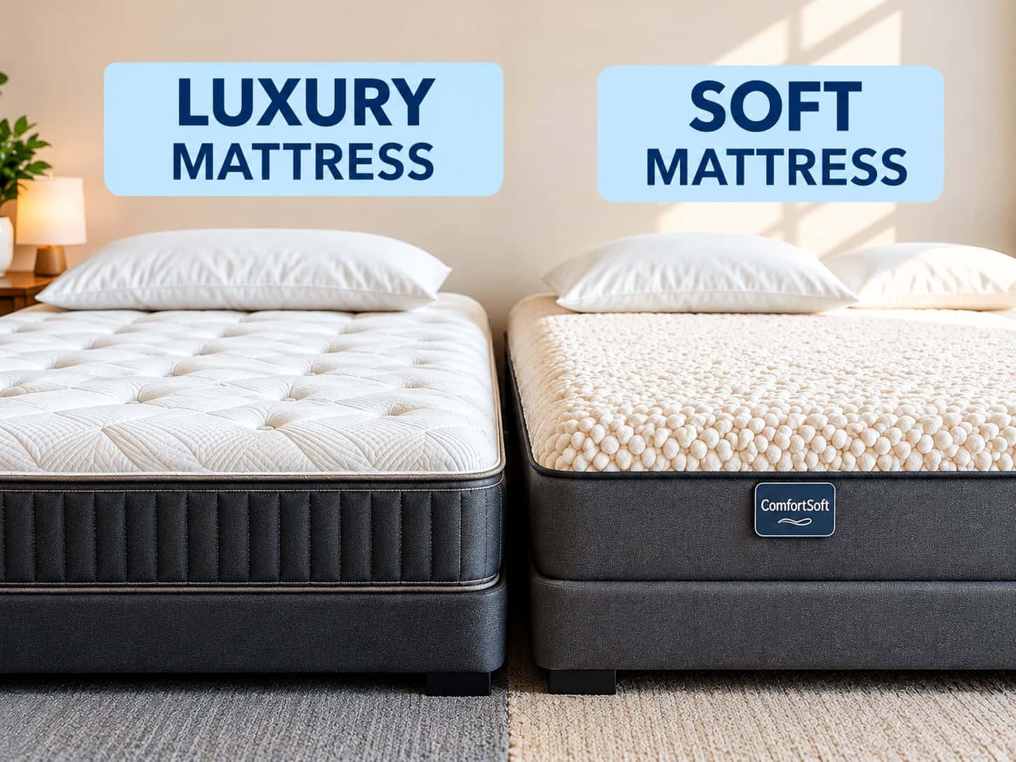 Luxury Firm Mattress vs Soft Mattress