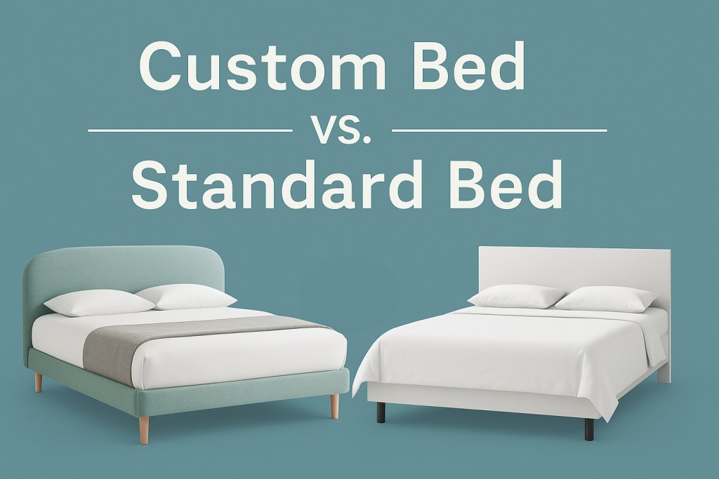 custom vs standard bed