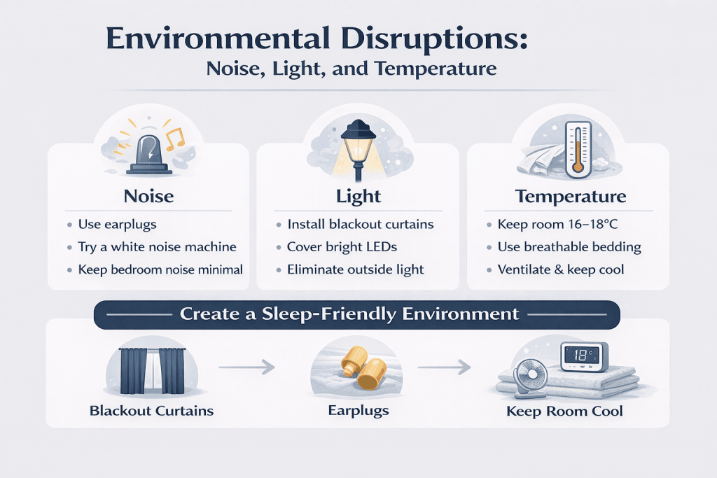 how environment can effect sleep