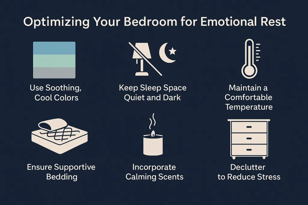 how to optimise bedroom environment for better emotional sleep environment