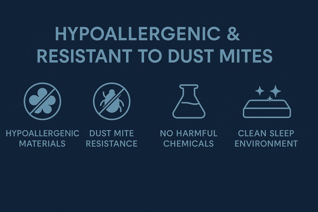 hypoallergenic and dust resistant mattress