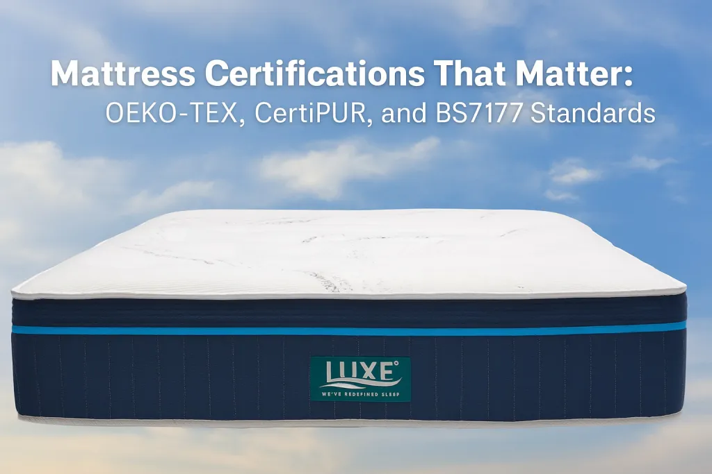 luxe mattress quality certificates