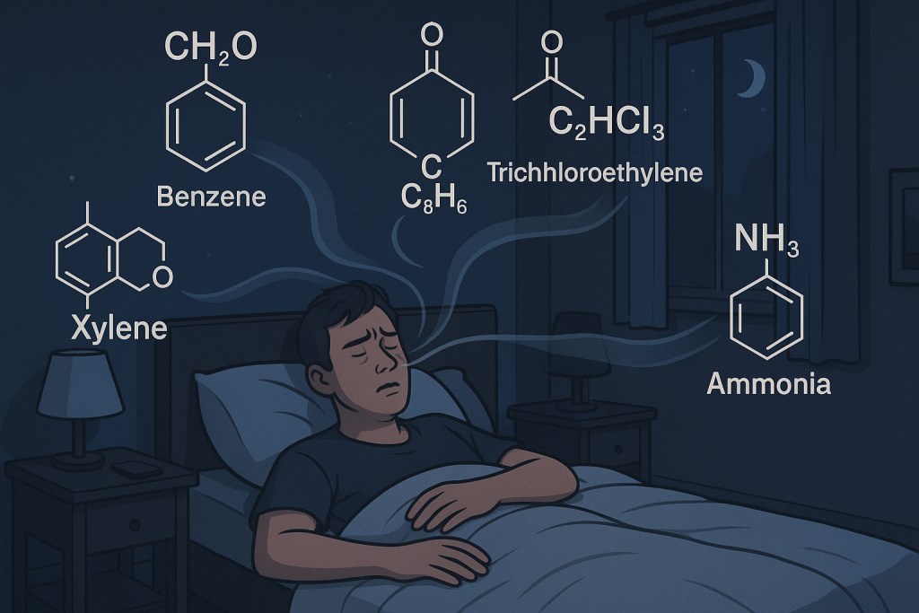 how different chemicals interferes with sleep