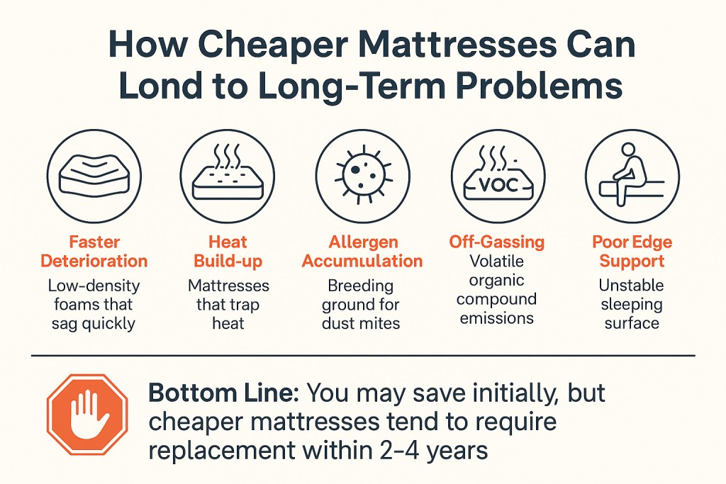 problems with cheap mattress