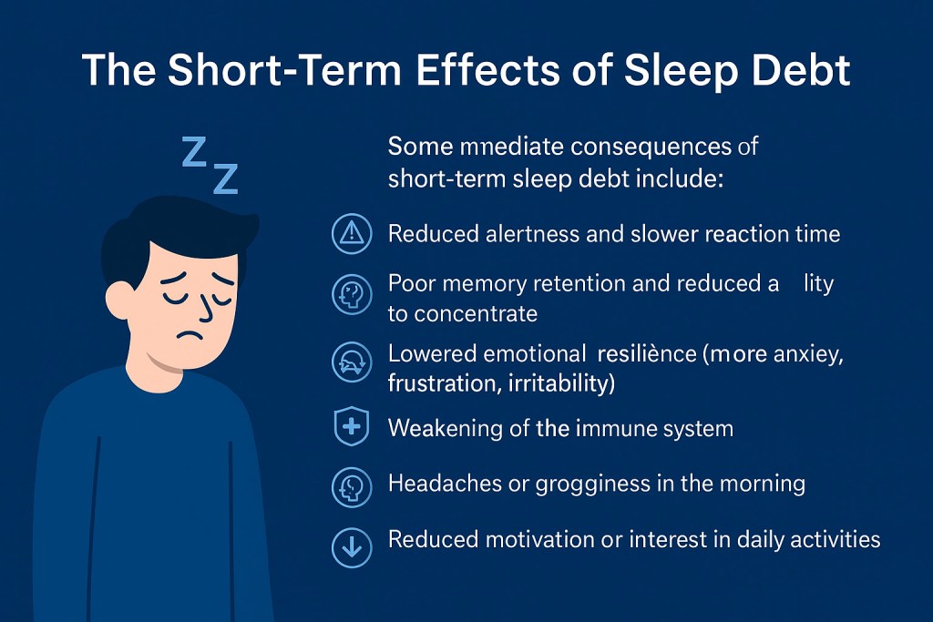 short term effects of sleep debt