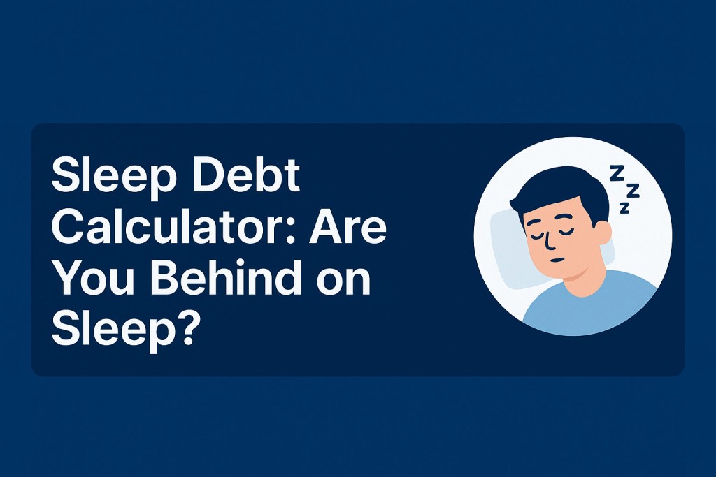 sleep debt calculator