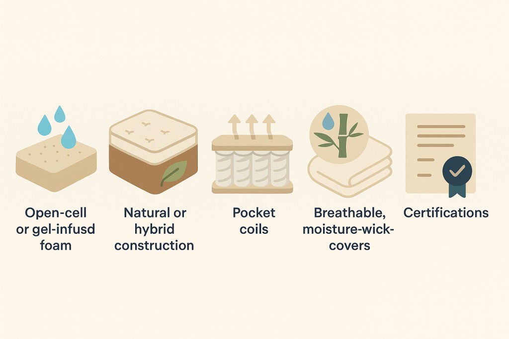 type of mattress materials