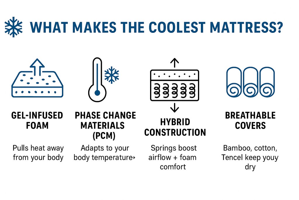 what makes coolest mattress cool in uk