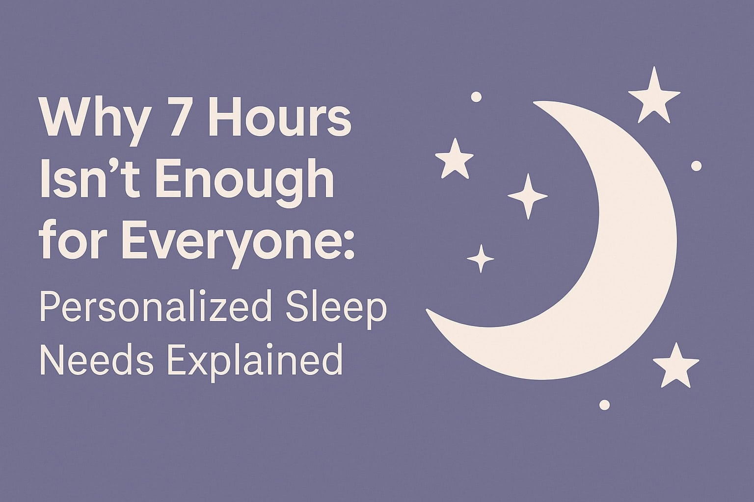 why 7 hours of sleep is not enough copy