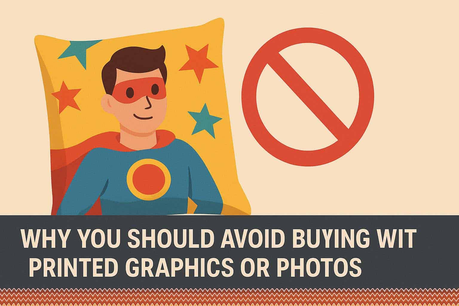 why you should not buy pillow with picture