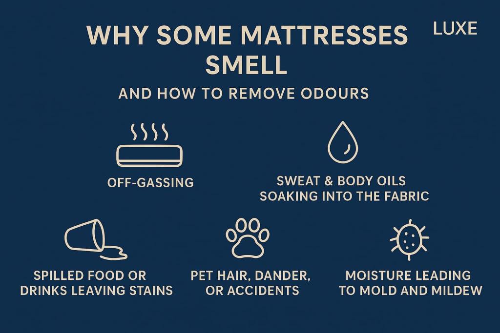 Why Some Mattresses Smell and How to Remove Odours?