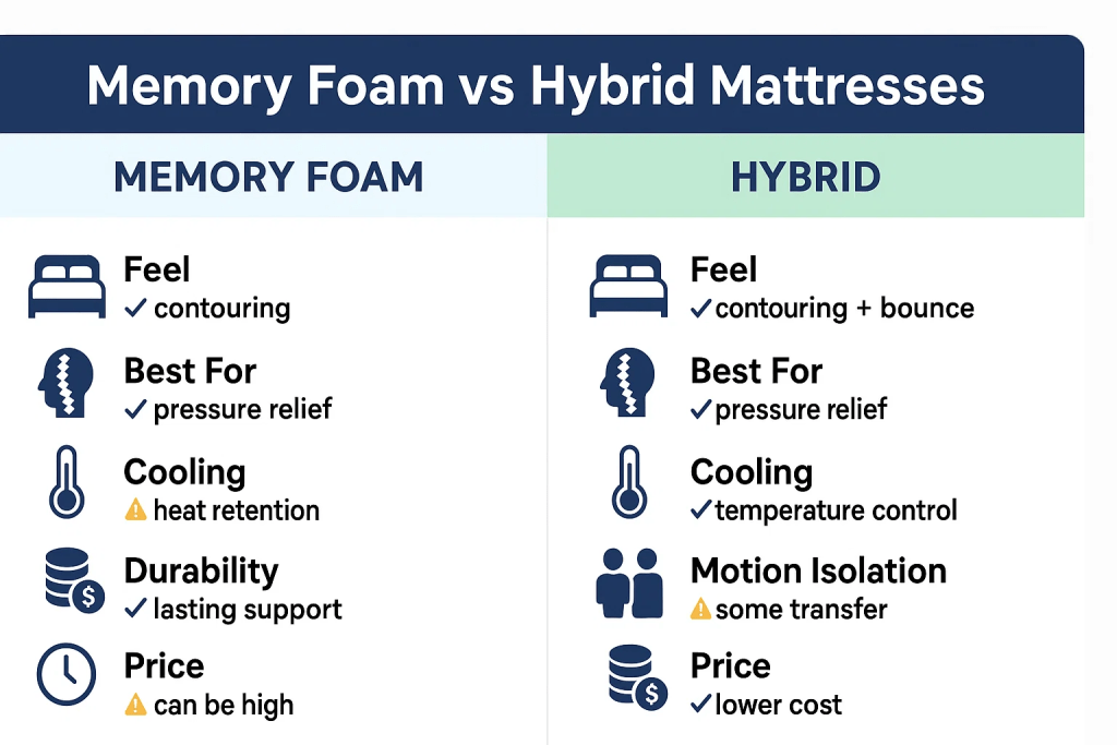 memory vs hybrid
