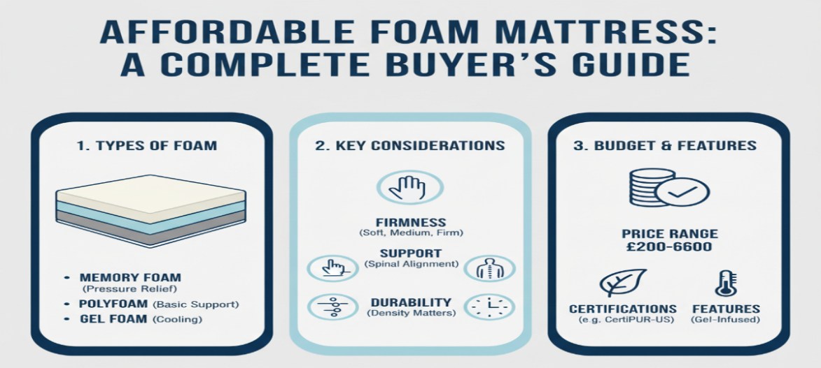 Affordable Foam Mattress: A Complete Buyer’s Guide