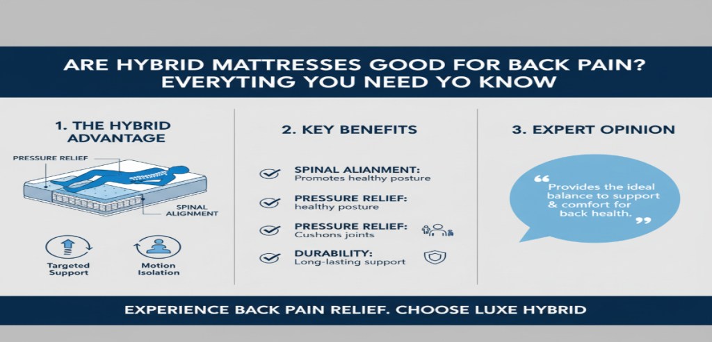 Are Hybrid Mattresses Good for Back Pain? Everything You Need to Know