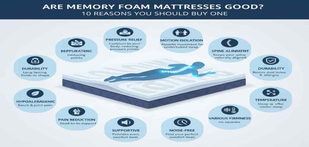 Are Memory Foam Mattresses Good? 10 Reasons You Should Buy One