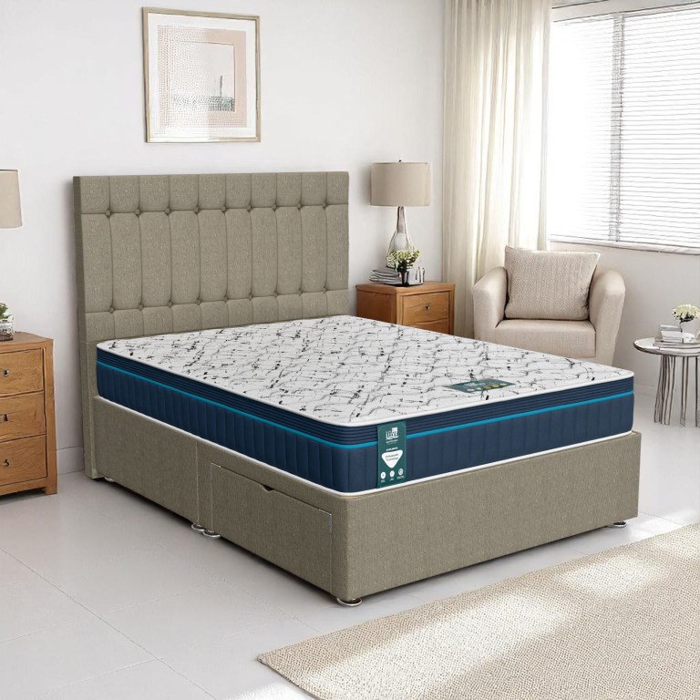 Luxe Lilac Wool Stratford Divan Bed