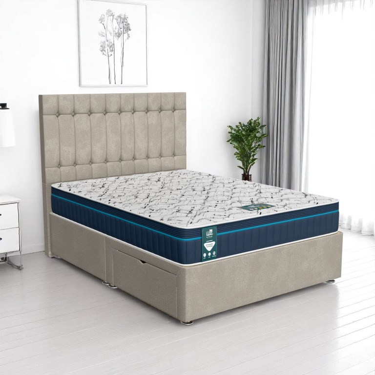 Luxe Light Milan Stratford Divan Bed