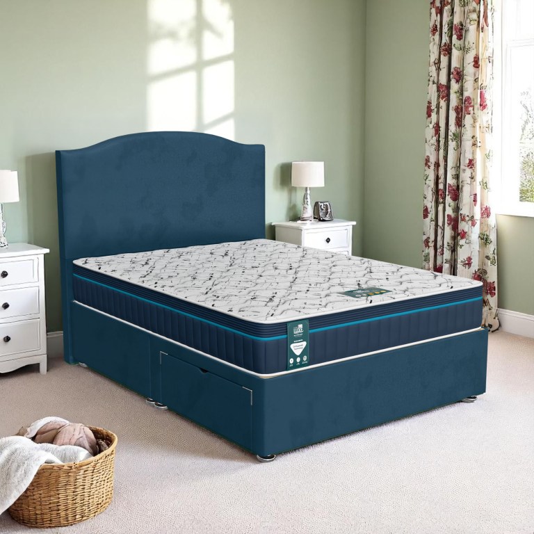 Luxe Dark Milan Loaf Divan Bed