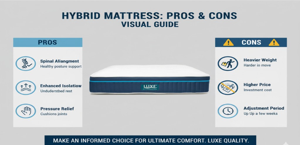 Possible Drawbacks of Hybrid Mattresses