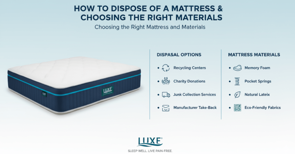 How to dispose of a mattress responsibly in the UK?