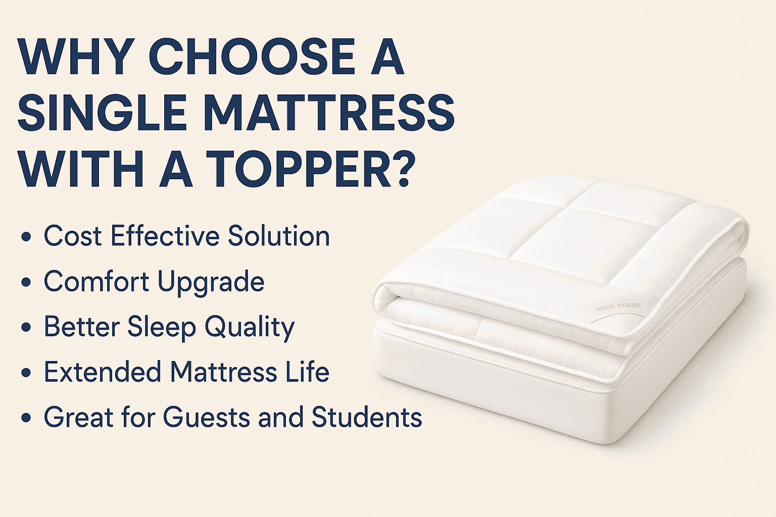 Single Mattress Topper: The Perfect Choice for Comfort and Better Sleep ...