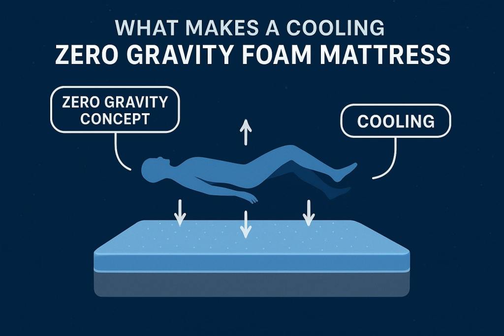 cooling zero gravity foam mattress