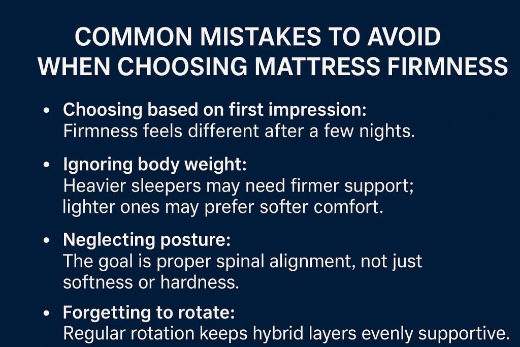 mattress firmness guide