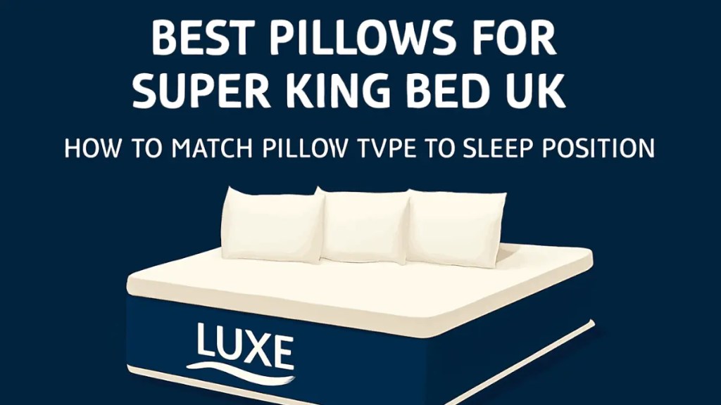 Best Pillows For Super King Bed UK How To Match Pillow Type To Sleep Position